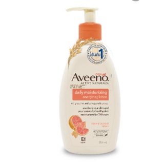 Aveeno Daily Moisturizing Energizing Lotion with grapefruit ขนาด 354 ml อาวีโน่ เดลี่ มอยส์เจอร์ไรซิ่ง 19705