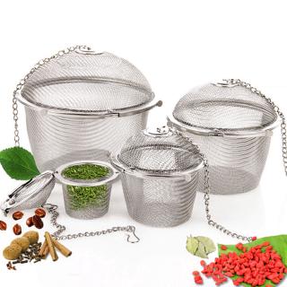 Reusable Stainless Steel Teakettle Locking Tea Filter /Seasoning Ball Multifunction Mesh Herbal Ball Tea Spice Strainer /Tea Coffee Strainer Infuser Tools