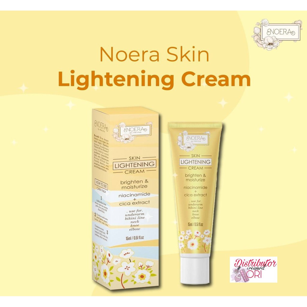 Noera Skin Lightening Cream - UNDERARM Whitening, Scar Removal BPOM Noerabeautycare [ NOERA UNDERARM ]