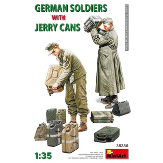 โมเดลประกอบ MiniArt 1/35 MI35286 GERMAN SOLDIERS WITH JERRY CANS