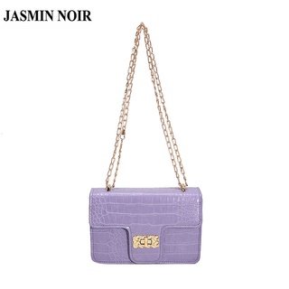 Jasmin NOIR กระเป๋าสะพายข้าง ลายหนังจระเข้ สําหรับผู้หญิง