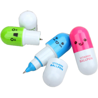 โปรโมชั่น : ปากกาแคปซูล ปากกาลูกลื่น ปากกาแฟชั่น capsule ballpen