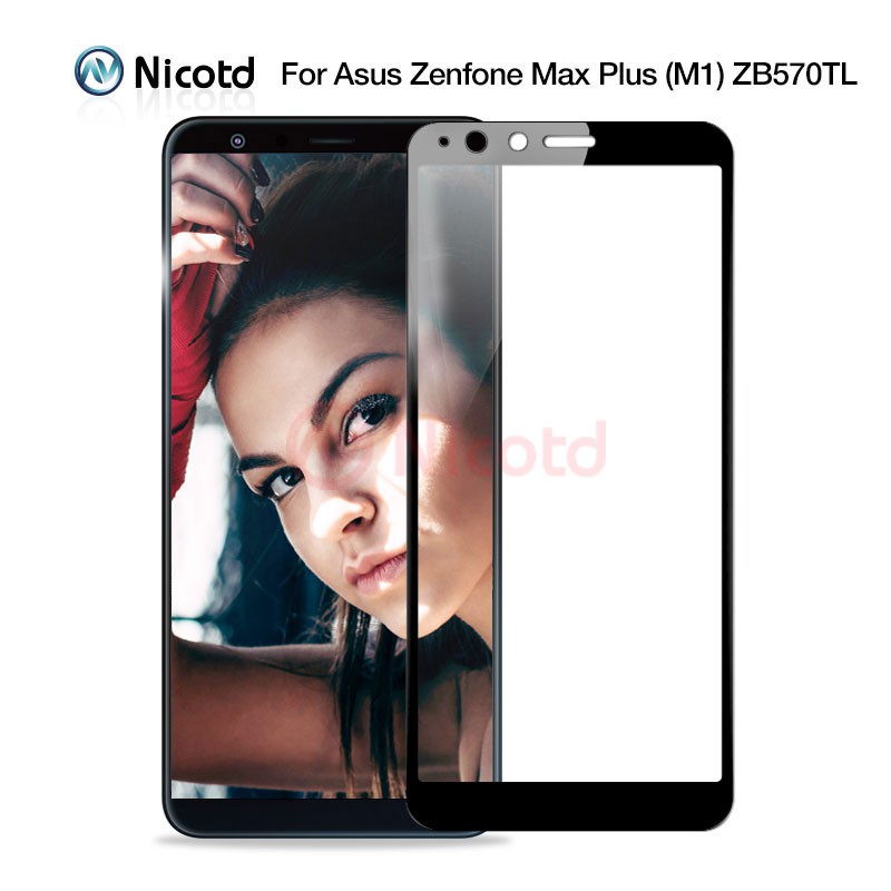 Asus Zenfone Max Plus (M1) ZB570TL กระจกนิรภัย 9H ตัวป้องกันหน้าจอแบบเต็ม