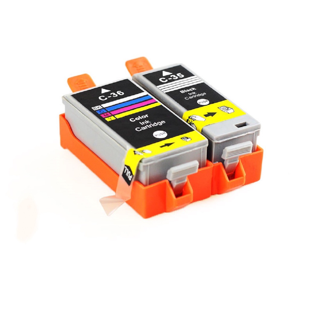 ตลับหมึกเครื่องปริ้นท์ แบบพกพา CANON ip100 ip110 PGI-35BK CLI-36C CANON PIXMA TR150 mini320 260