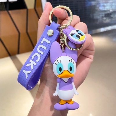 Coffeejoy ใหม่ การ์ตูนเดซี่มิกกี้ มินนี่ พวงกุญแจรถ จี้พวงกุญแจ โดนัลด์ดั๊ก ตุ๊กตา ขายส่ง - รูปที่ 2