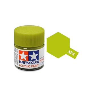 สีสูตรน้ำ TAMIYA XF-4 Yellow Green (10 ml)