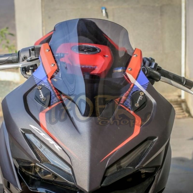 กระจกบังลม CBR150r K45R 2021. กระบังหน้า CBR 150r 2021. กระบังหน้าสปอร์ต cbr150r k45r