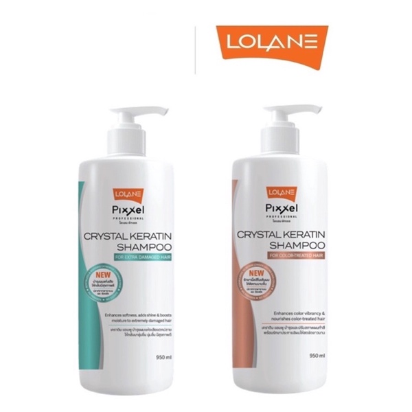 โลแลน พิกเซล คริสตัล เคราติน แชมพู 950 ml Lolane Pixxel Crystal Keratin Shampoo 950 ml