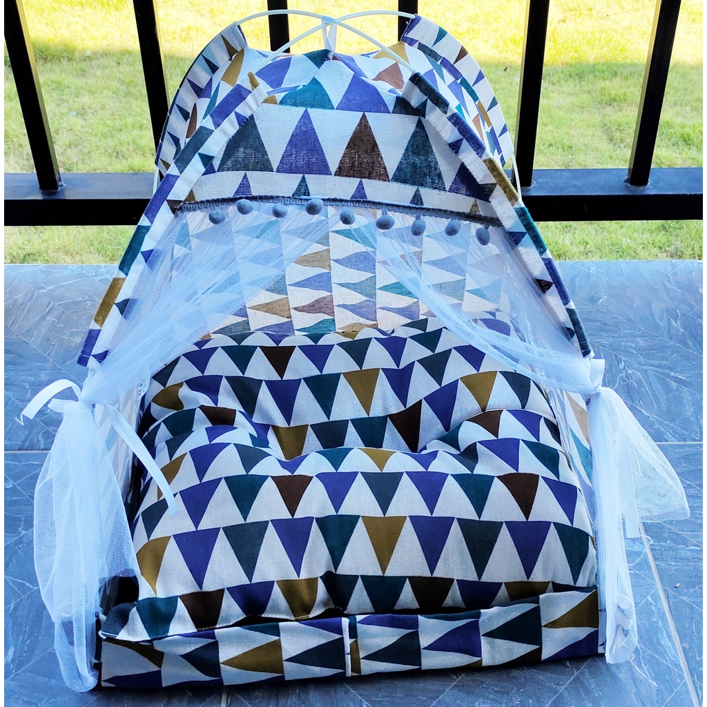 💕เต้นท์แมว ที่นอนแมว💥 L,XL กระโจม เต็นท์แมว ขนาดใหญ่ บ้านแมว บ้านสุนัข ถอดออกได้และล้างทำความสะอาดได้ - รูปที่ 7