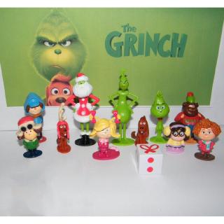 ฟิกเกอร์ Movie Cartoon The grinch PVC 12 ชิ้น