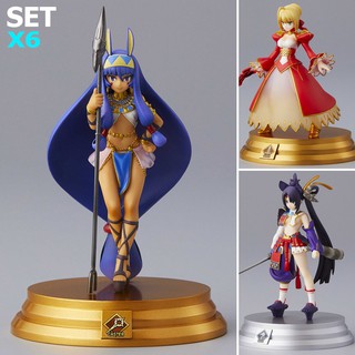 Figure ฟิกเกอร์ Model โมเดล Fate Grand Order เฟท แกรนด์ออเดอร์ Duel Saber เซเบอร์ Collection 6 pcs set หกชิ้นต่อเซ็ต x 6