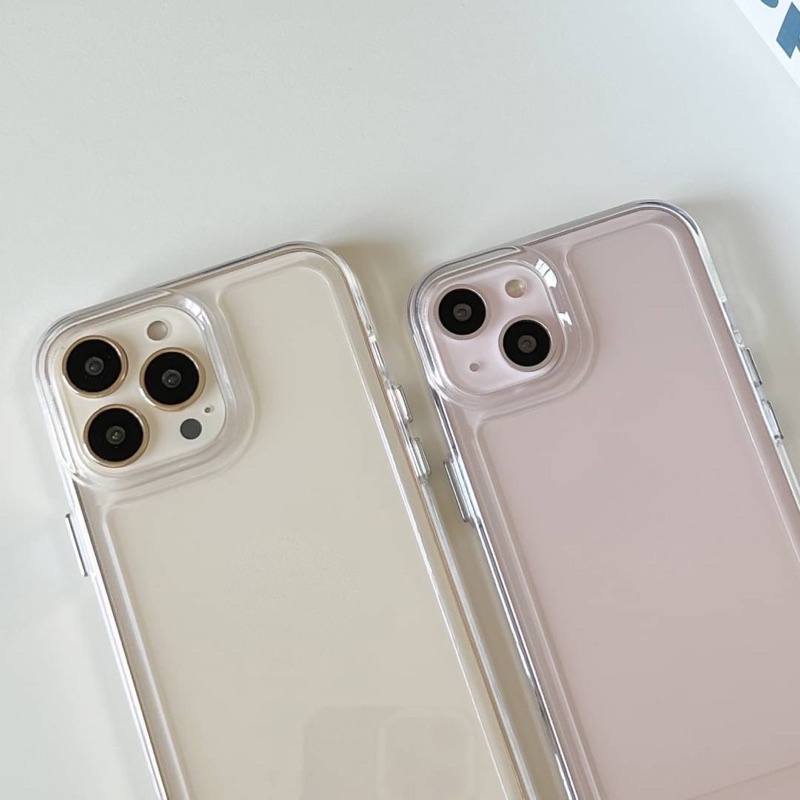 [i16] พร้อมส่ง T3S63 เคสใสปุ่มเงิน กันกระแทก สำหรับ iPhone เคสใสงานเกรดดี เคสไอโฟน 14Plus-16Plus,16Pro,16Promax