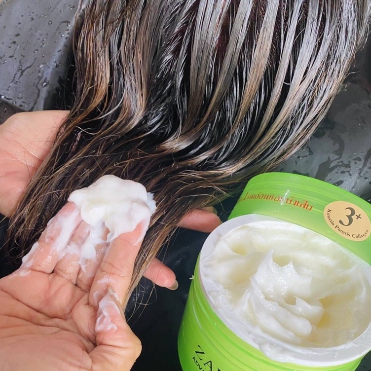 Zarzaสปาโกลด์นาโน (ใหญ่) สูตรเข้มข้นพรีเมี่ยม เนื้อสปาที่อัดแน่นเนื้อเคราตินและแอคทีฟมากที่สุด