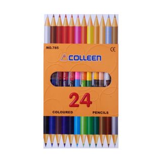 สีไม้คอลลีน Colleen 12แท่ง24สี#785(แท่งกลม)