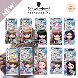 Schwarzkopf Freshlight Foam  ชวาฟคอฟ โฟมเปลี่ยนสีผม เฟรชไลท์ ตุ๊กตาบลาย