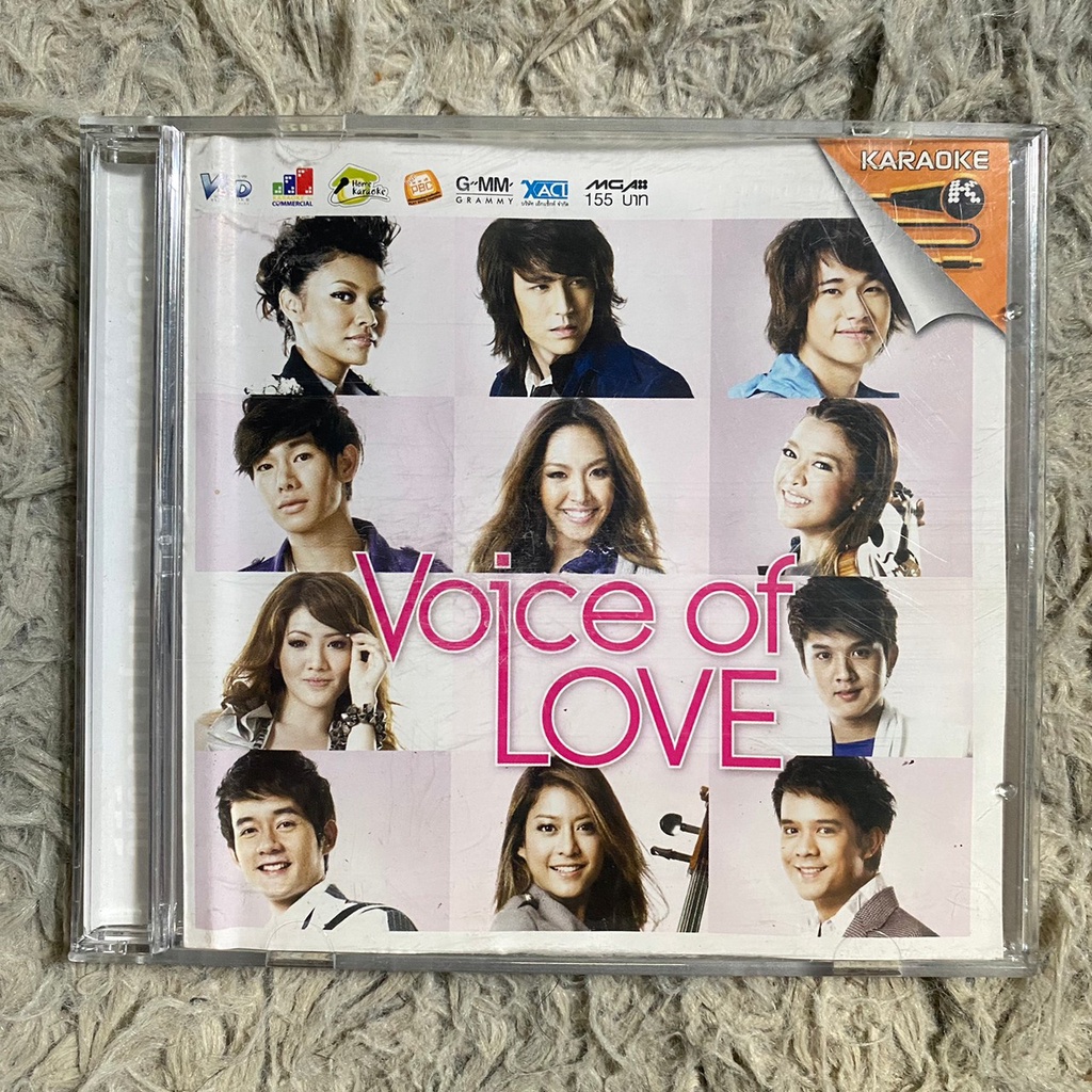 VCD Voice Of Love : เป๊ก ผลิตโชค / น้ำชา / แกรนด์ / แก้ม / รุจ ฯลฯ