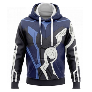 พร้อมส่ง เสื้อกันหนาวลําลอง มีฮู้ด พิมพ์ลาย Shin Megami Tensei V 3D สไตล์สตรีท สําหรับผู้ชาย และผู้หญิง