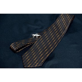 เนคไทหรูสีดำทอง Executive Necktie Black- Bon Tie