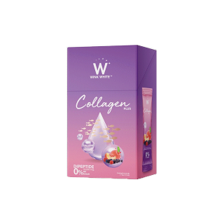 WINK WHITE W Collagen Plus วิงค์ไวท์ ดับเบิ้ลยู คอลลาเจนพลัส 1 กล่อง