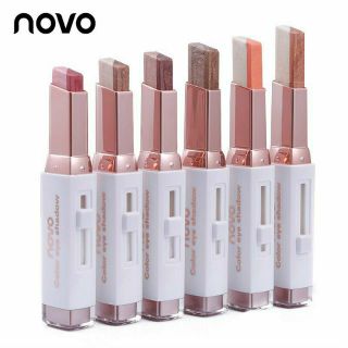 No.5099 อายแชโดว์ทูโทนสีสวย Novo EyeShadow Stick ทาง่าย ติดทนนาน กันน้ำ