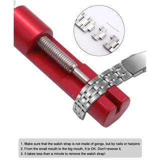 อุปกรณ์ตัดสายนาฬิกา ที่ตัดสาย ตัดข้อ สายนาฬิกา นาฬิกา Watch Band Link Strap Pin Remover Adjust Repair Tool