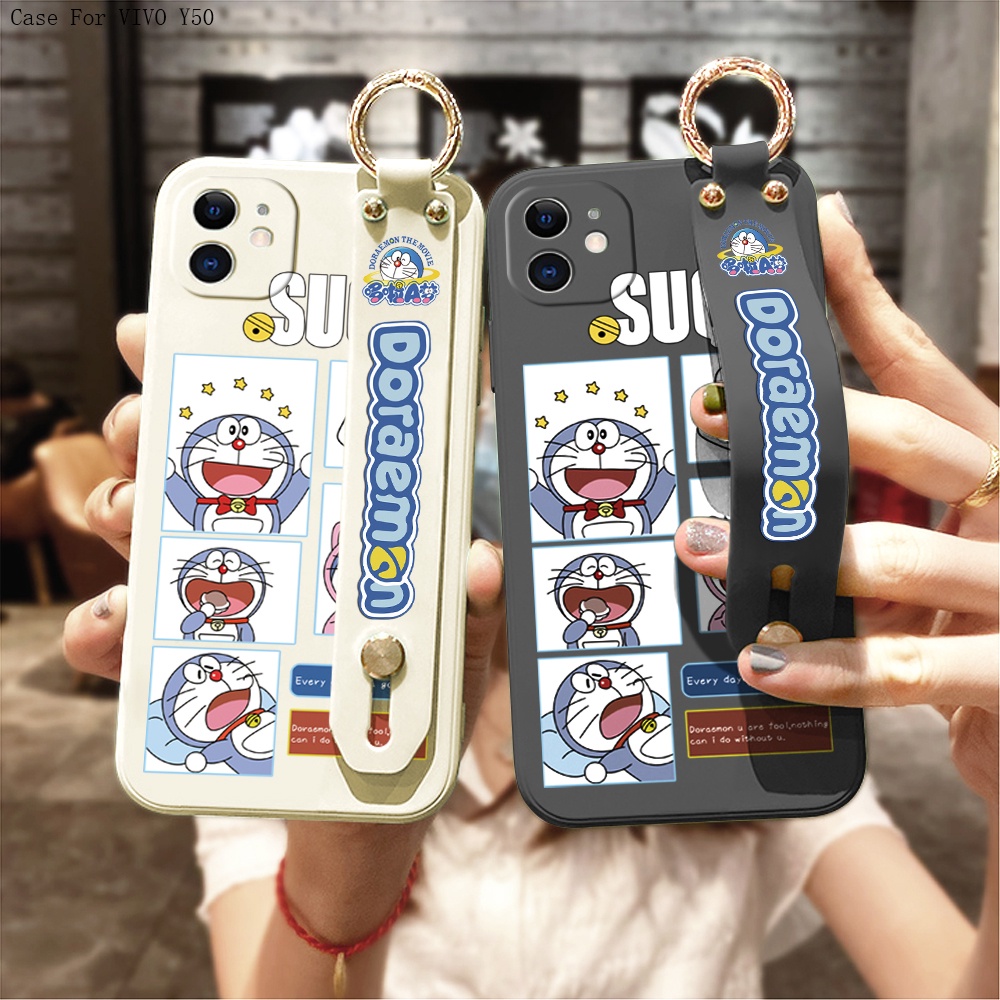 VIVO Y50 Y30 Y30i Y20 Y20S G Y20i Y17 Y15 Y15S Y15A Y01 Y12 Y12S Y12A Y19 Y16 Y35 Y76 Y85 V9 2021 5G เคสวีโว่ สำหรับ Doraemon เคสนิ่ม เคสโทรศัพท์