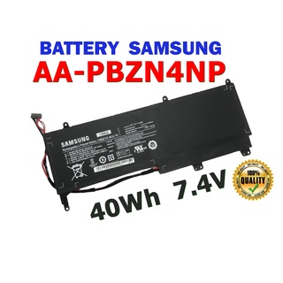 Samsung แบตเตอรี่ AA-PBZN4NP ของแท้ (สำหรับ XE700T1A XQ700T1A Series) Samsung Battery Notebook ซัมซุง แบตเตอรี่โน๊ตบุ๊ค