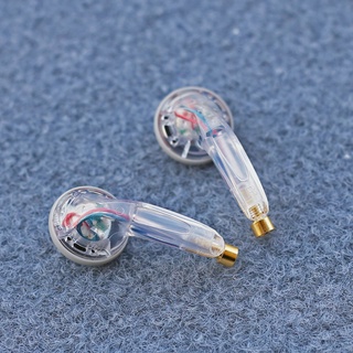 DIY Transparent  Shell Case In Ear Earphones Earbuds MMCX Replacement Headphones