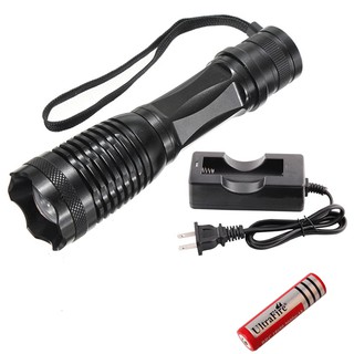 ไฟฉาย Ultrafire รุ่น E6 12W 1800Lm CREE XM-T6 LED Zoom