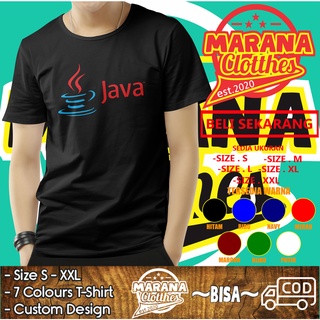 เสื้อยืดวินเทจเสื้อยืด พิมพ์ลายโลโก้ Java DistroS-5XL