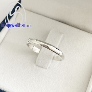 Finejewelthai แหวนเงิน-เงินแท้ 925-แหวนหมั้น-แหวนแต่งงาน-Silver-Wedding-Ring - R122500