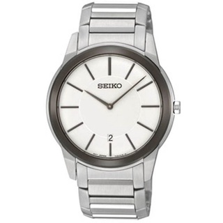 Seiko นาฬิกาข้อมือ รุ่น SKP377 - สีเงิน/ขาว