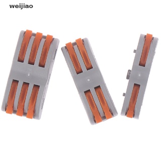 wei SPL-1 2 3 Way Reusable Spring Lever Terminal Block Electric Cable Wire Connector ie