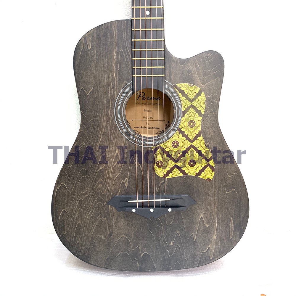 กีตาร์โปร่ง Perme by Vermaan กีตาร์โปร่งแบนด์ไทย โดยคนไทย เพื่อคนไทย ขนาด 38 นิ้ว พร้อมของแถมจัดเต็ม โปรโมชัน จำนวนจำกัด - รูปที่ 3