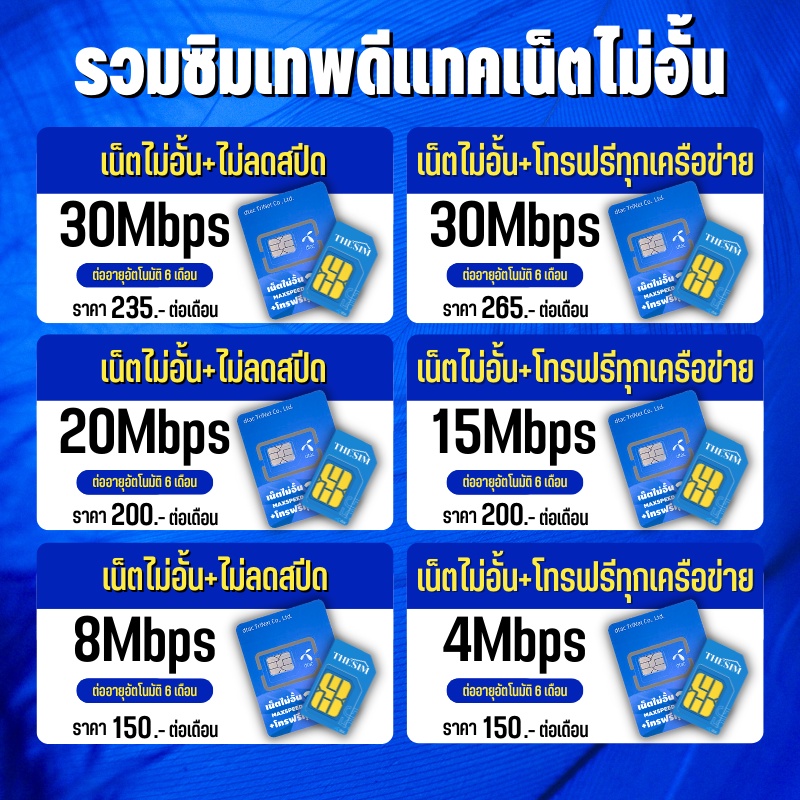 ซิมเทพ DTAC ซิมดีแทค 4Mb 8Mb 15Mb 20Mb 30Mb เน็ตไม่อั้น ไม่ลดสปีด+โทรฟรีทุกเครือข่าย ครั้งละ 15นาที ตลอด 24ชม.