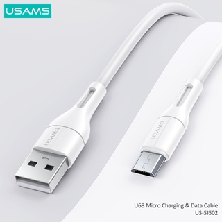 Usams U68 1ม.Type C Micro IP สายชาร์จเคเบิ้ลเชื่อมต่อข้อมูล