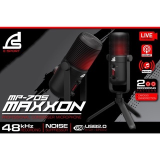 SIGNO Professional Condenser Microphone MAXXON รุ่น MP-705 ไมโครโฟน ไมค์คอนเดนเซอร์ ไมค์สตรีม ไมค์คอมพิวเตอร์