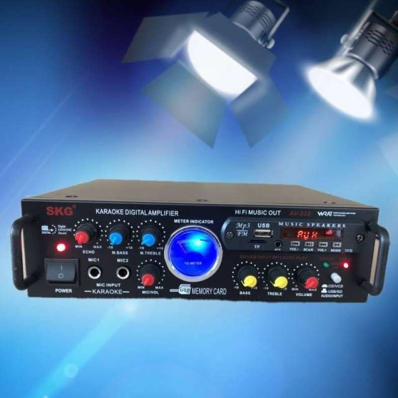 TH เครื่องแอมป์ขยายเสียง 2,000 W รุ่น AV-222