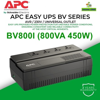 UPS (เครื่องสำรองไฟฟ้า) APC BV800I-MST (800 VA/480 WATT) รับประกัน 2 - Y