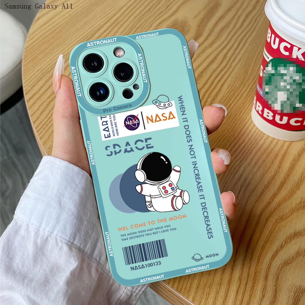 Compatible With Samsung Galaxy A11 A12 A31 A32 A42 A51 A71 4G 5G เคสซัมซุง สำหรับ Case NASA Space As