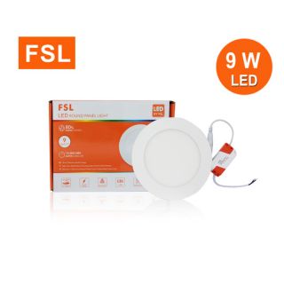 FSL ดาวไลท์ LED Panel FSL 9w กลม 4" แสงขาว