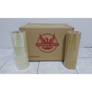 ยอดนิยม Phoenix Tape เทปกาว(72ม้วน)กว้าง2นิ้วยาว100หลา ส่งฟรีทั่วประเทศ