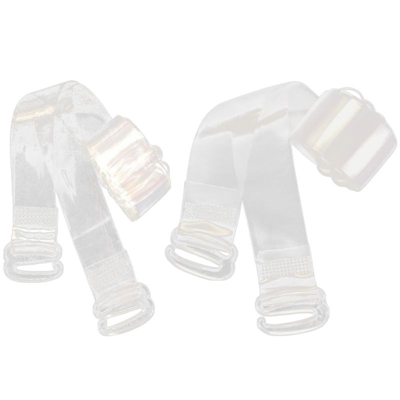 AB Bra Straps Belt Women Clear Silicone Bra สายคล้องไหล่ปรับได้