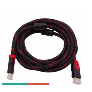 HDMI V.1.4 M/M 5M สายถัก (Black/Red)