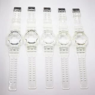 สายนาฬิกาข้อมือ สีโปร่งใส กันน้ํา สําหรับ Casio G-SHOCK GA120 110 100 GD100 GD110 GD120 GA-110GB GAX-100