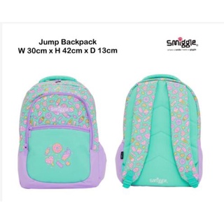 ✈✈ Smiggle Backpack กระเป๋าเป้สมิกเกอร์ สีเขียวมิ้น ของแท้ ✈✈ AUD พร้อมส่ง!!