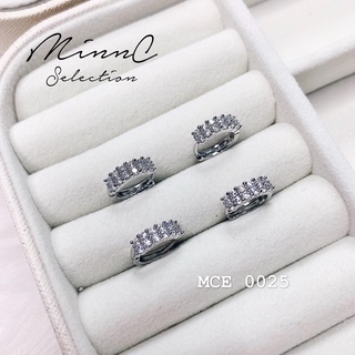 [พร้อมส่งจากไทยค่ะ] ต่างหู ทรงกลม มินิมอล สไตล์เกาหลี MinnC Earrings MCE0025