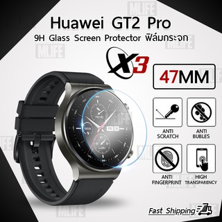 MLIFE กระจก 2.5D - นาฬิกา Huawei Watch GT2 Pro แบบสุญญากาศ ฟิล์มกันรอย กระจกนิรภัย เต็มจอ - Premium 2.5D Curved Tempered