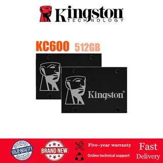 【พร้อมส่ง】Kingston โซลิดสเตทไดรฟ์ Sata 3 SSD 512G KC600 2.5 นิ้ว