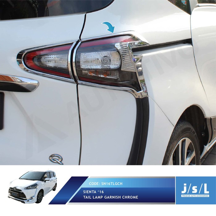 ไฟท้าย Toyota Sienta Garnish / ไฟท้าย Garnish Chrome